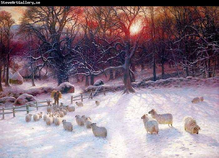 Joseph Farquharson Beneath the Snow Encumbered Branches